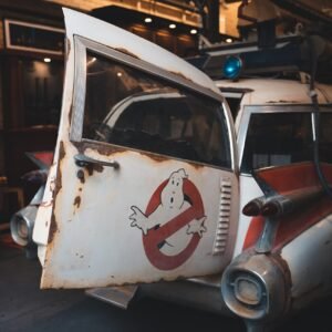 ECTO-1 from the film Ghostbusters